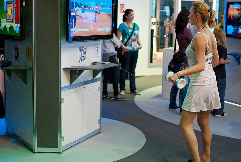 Girl Playing Wii